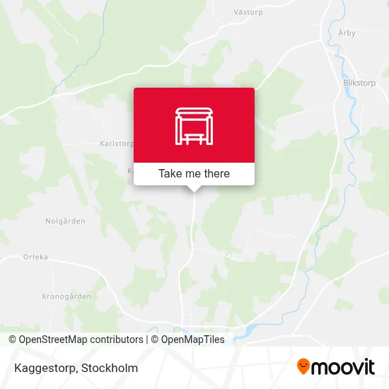 Kaggestorp map