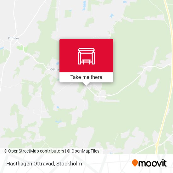 Hästhagen Ottravad map