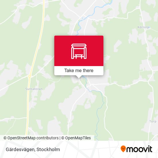 Gärdesvägen map