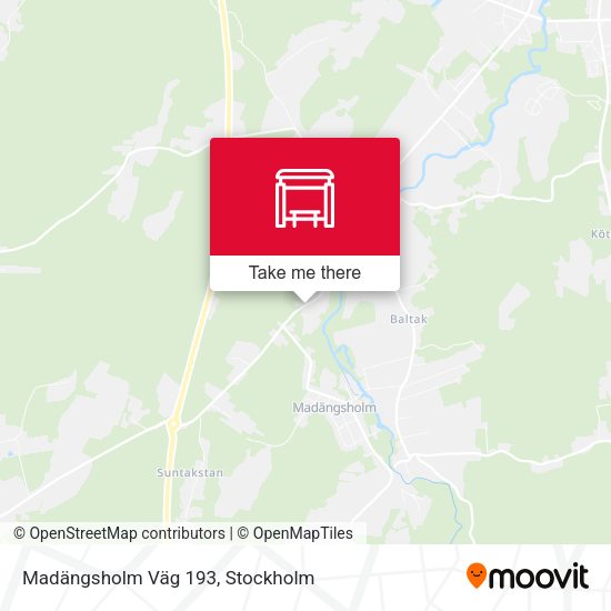 Madängsholm Väg 193 map