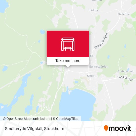 Smälteryds Vägskäl map