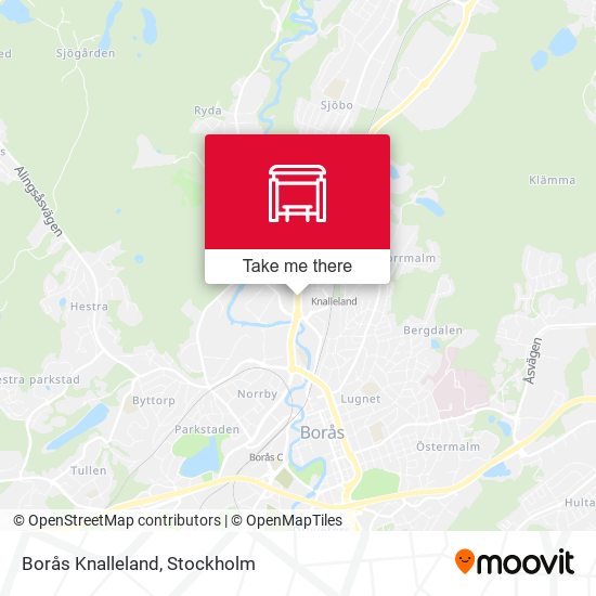 Borås Knalleland map