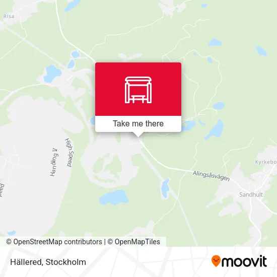 Hällered map