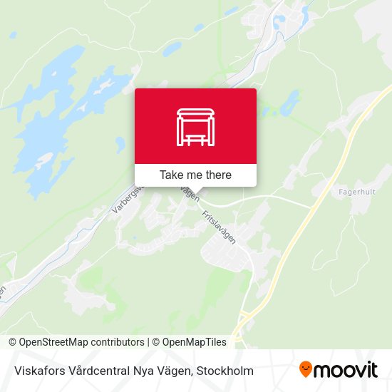 Viskafors Vårdcentral Nya Vägen map