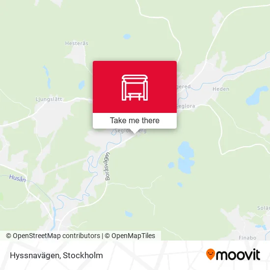 Hyssnavägen map
