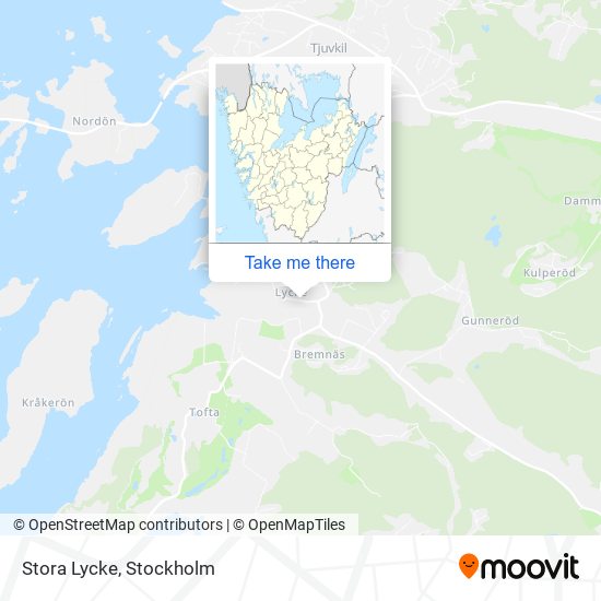 Stora Lycke map