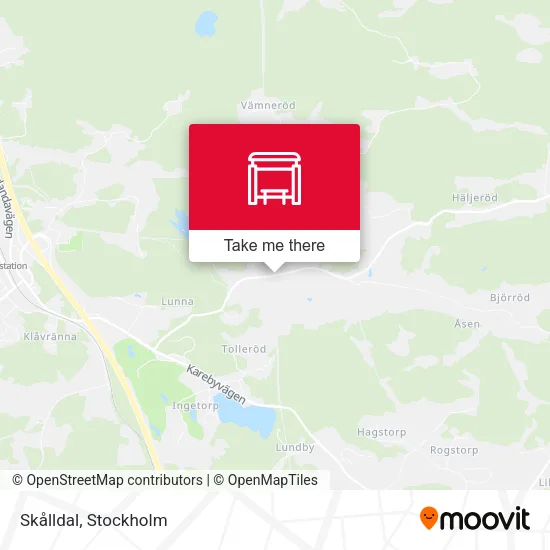 Skålldal map