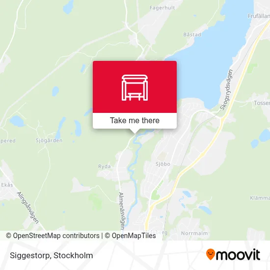 Siggestorp map