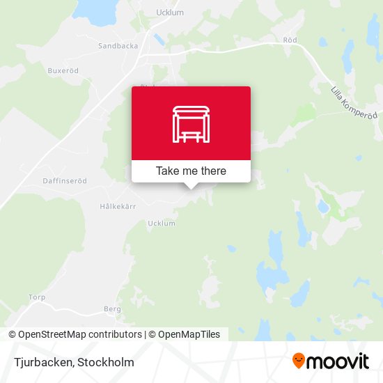 Tjurbacken map