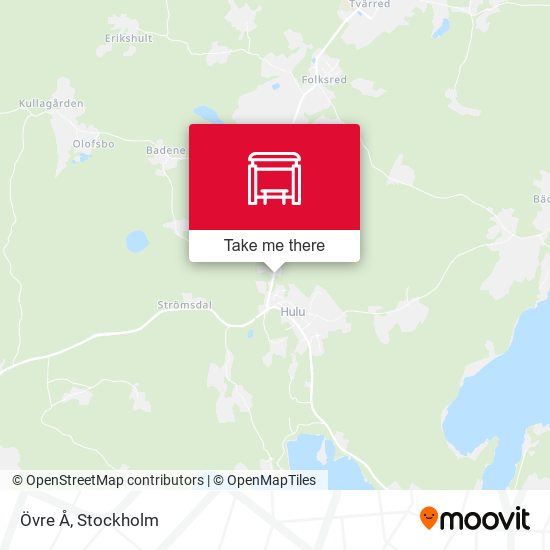 Övre Å map