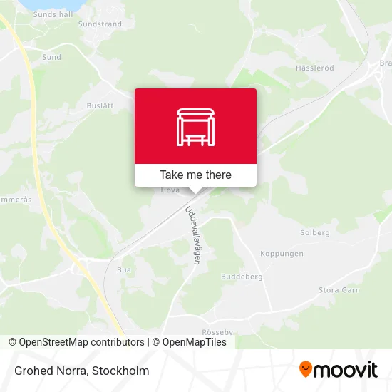 Grohed Norra map