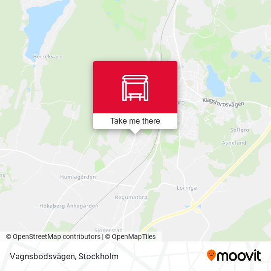 Vagnsbodsvägen map
