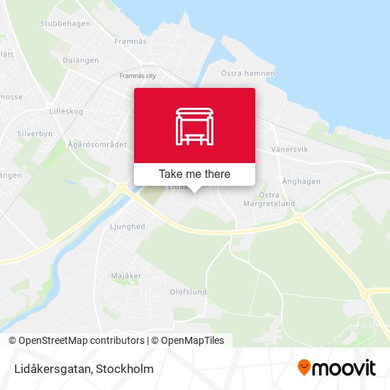 Lidåkersgatan map