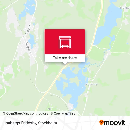 Isabergs Fritidsby map