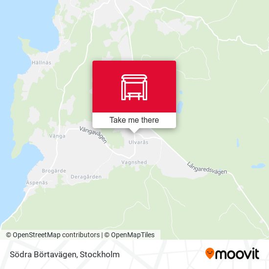 Södra Börtavägen map