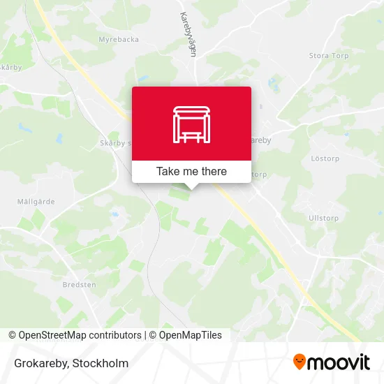 Grokareby map
