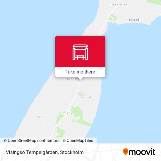 Visingsö Tempelgården map