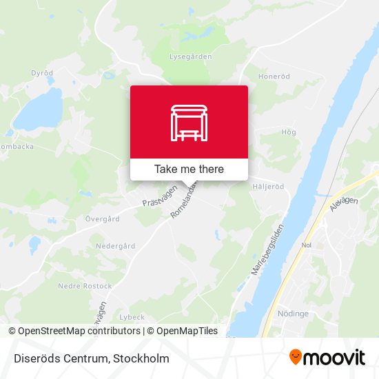 Diseröds Centrum map