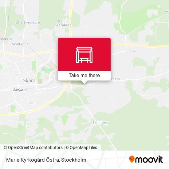 Marie Kyrkogård Östra map