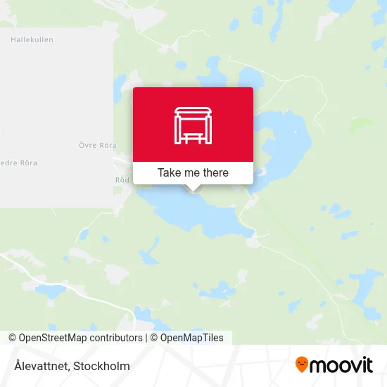 Ålevattnet map