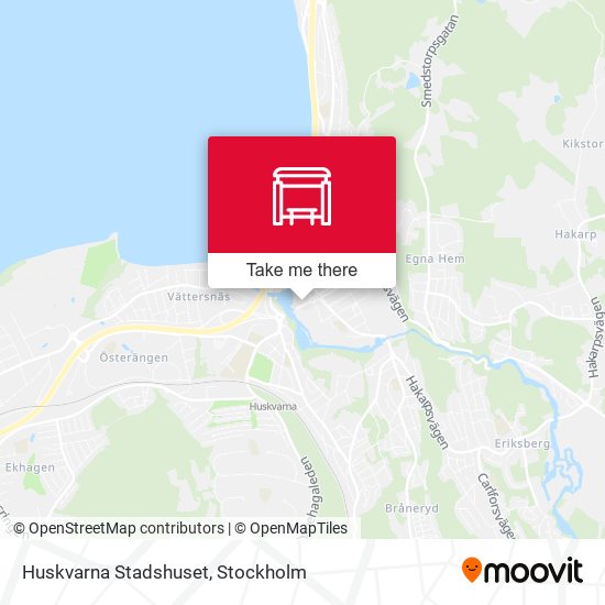 Huskvarna Stadshuset map