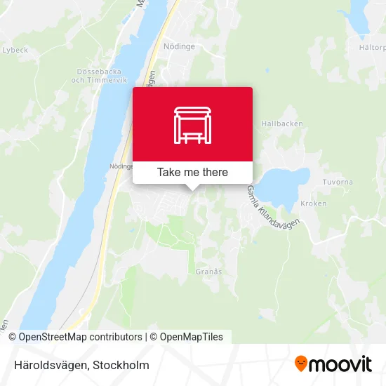 Häroldsvägen map