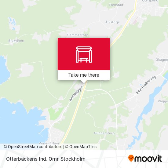 Otterbäckens Ind. Omr map