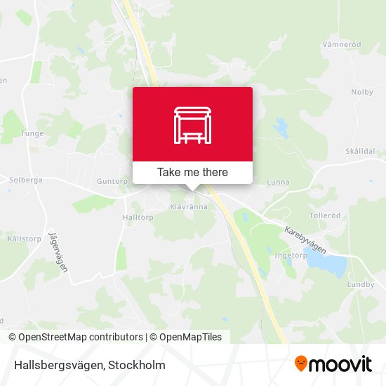 Hallsbergsvägen map