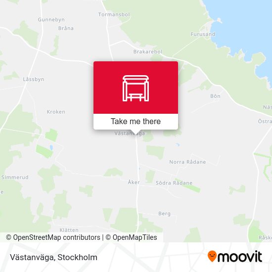 Västanväga map