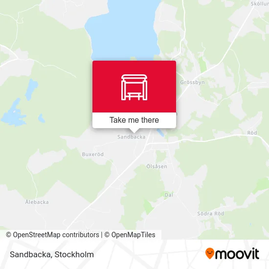 Sandbacka map