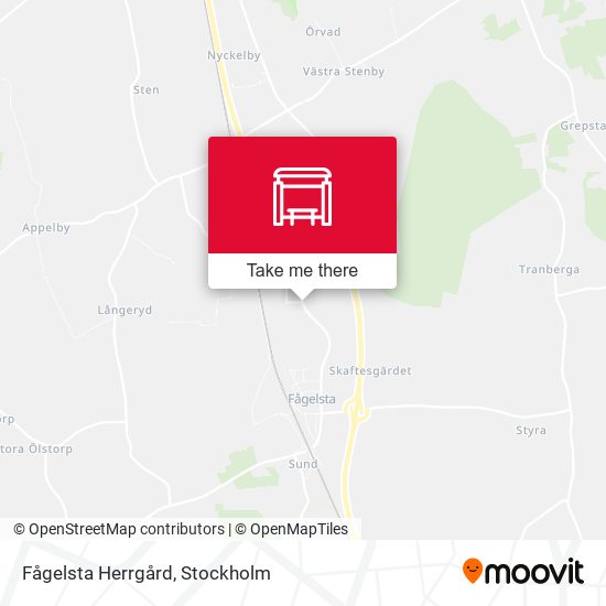 Fågelsta Herrgård map