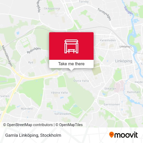Gamla Linköping map