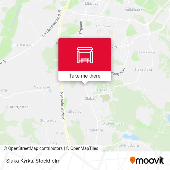 Slaka Kyrka map