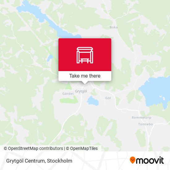 Grytgöl Centrum map