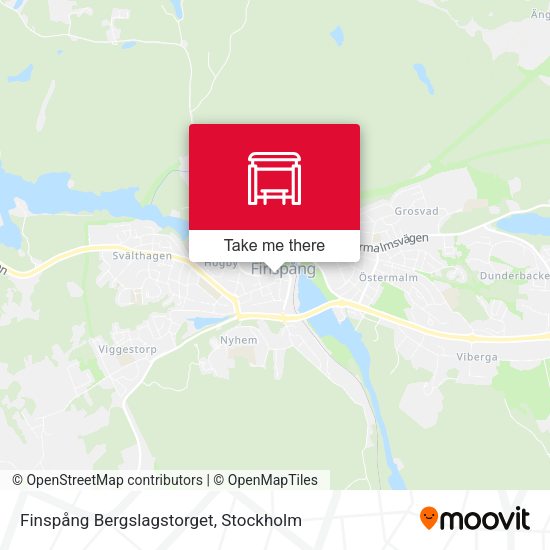 Finspång Bergslagstorget map