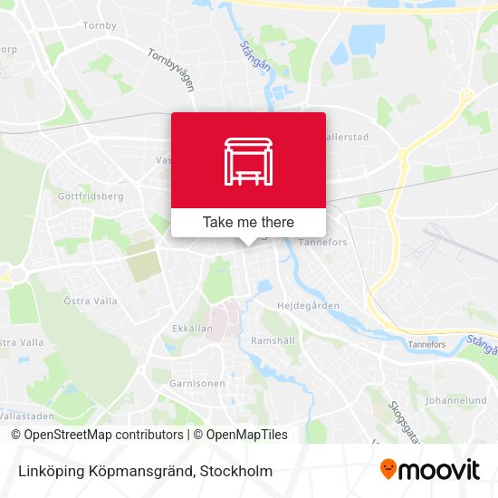 Linköping Köpmansgränd map