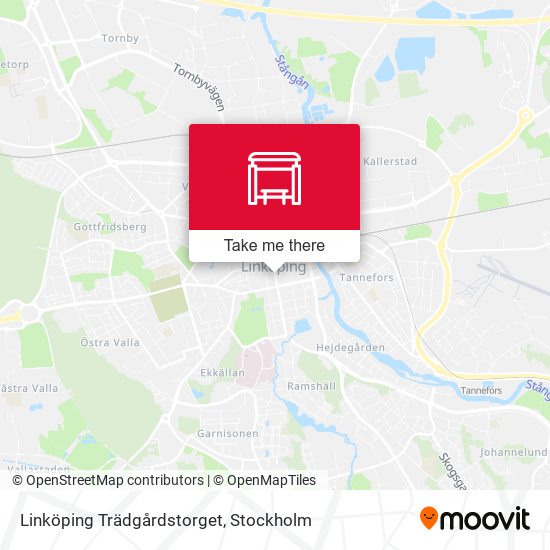 Linköping Trädgårdstorget map