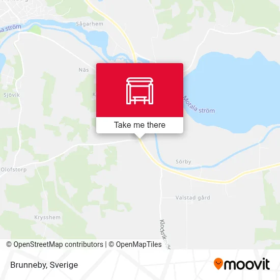 Brunneby map