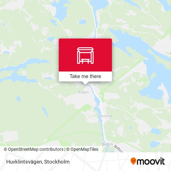 Huvklintsvägen map