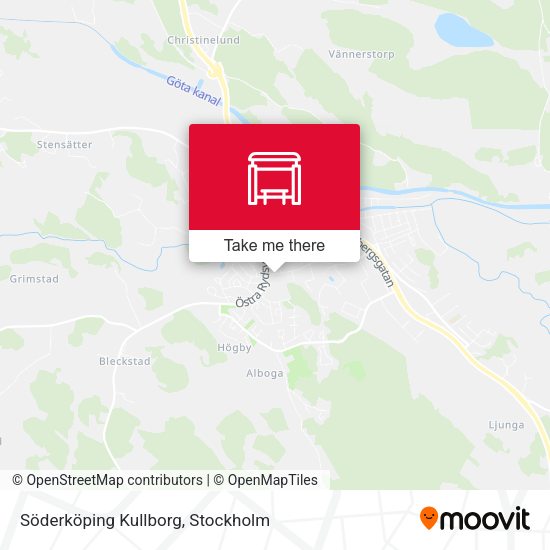 Söderköping Kullborg map