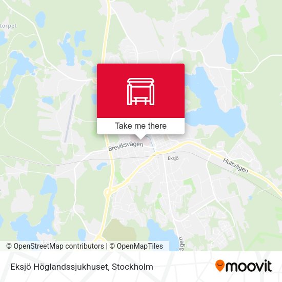 Eksjö Höglandssjukhuset map