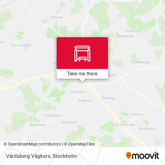 Vårdsberg Vägkors map