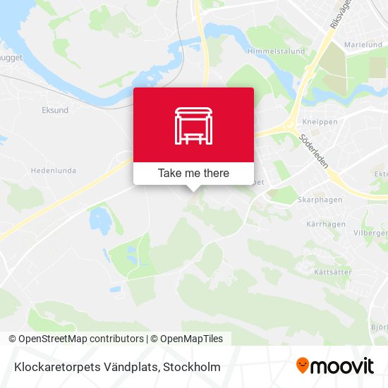 Klockaretorpets Vändplats map