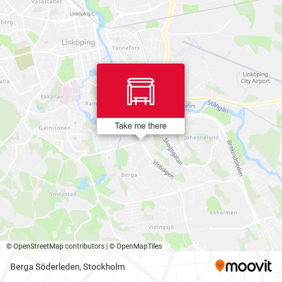 Berga Söderleden map