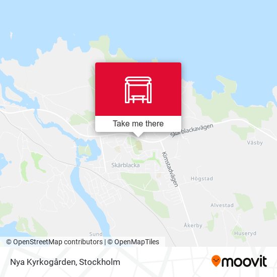 Nya Kyrkogården map