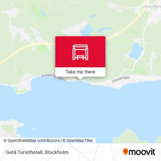 Getå Turisthotell map