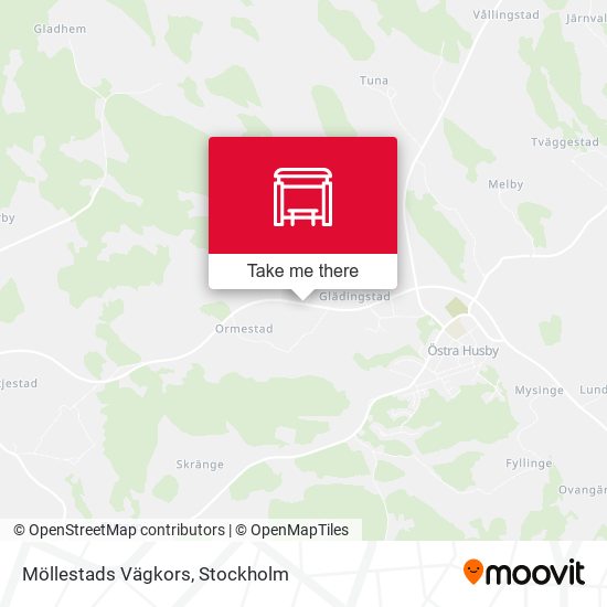 Möllestads Vägkors map
