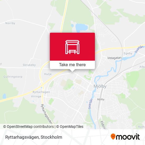 Ryttarhagsvägen map