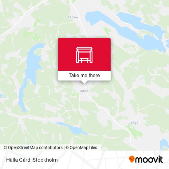 Hälla Gård map