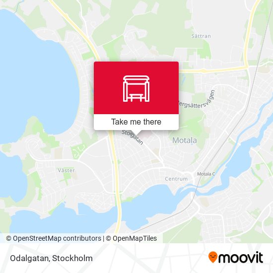 Odalgatan map